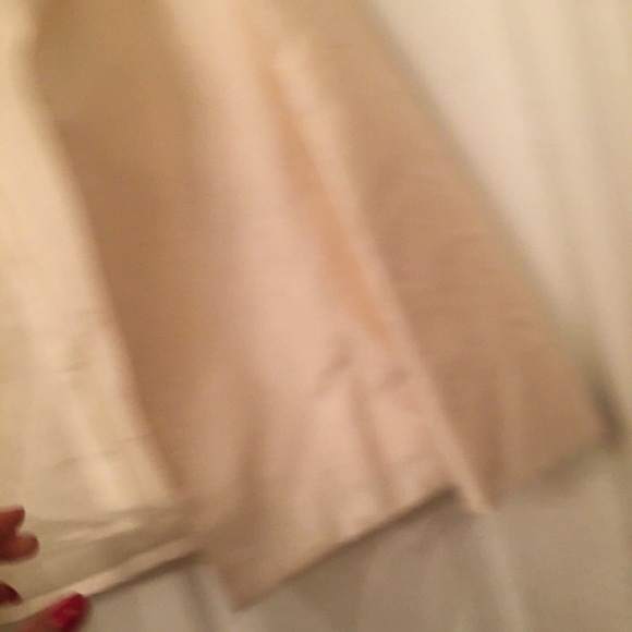 PHILLIPE ADEC 100% ivory silk jacket GORGEOUS - Picture 6 of 7